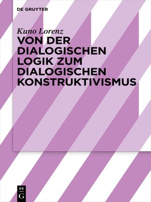 cover image of Von der dialogischen Logik zum dialogischen Konstruktivismus